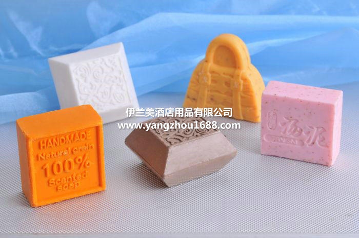 Hotel Hostel Club Disposable Supplies High-Grade Little Soap Soap Bathing Place Transparent Handmade Soap Bath Wash Set