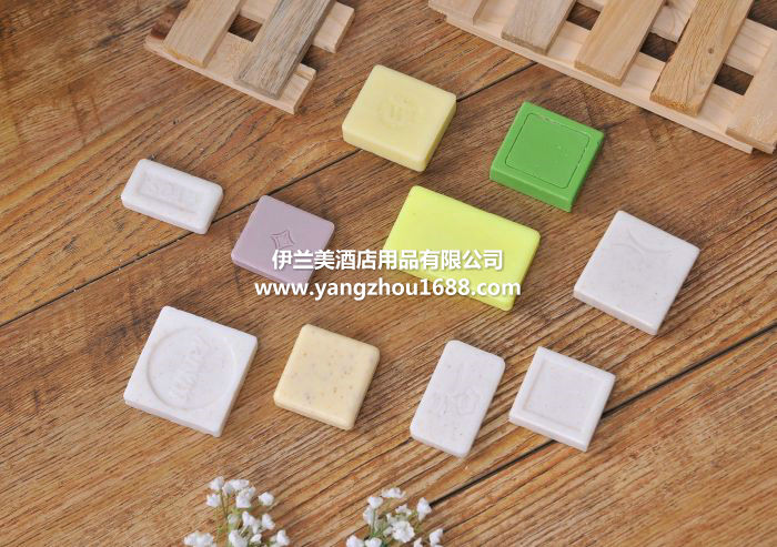 Hotel Guest Room Disposable Supplies Bar Soap Bathing Place Transparent Wash Soap Factory Direct Sales