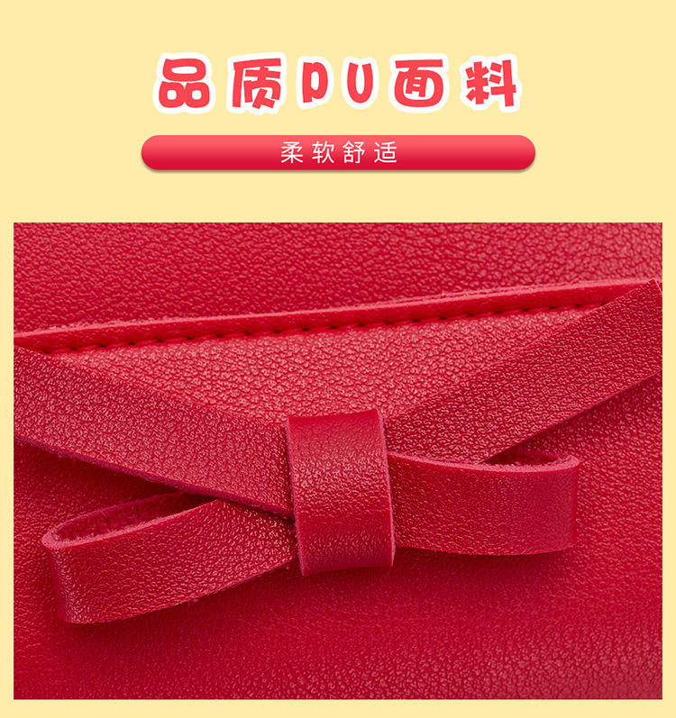 2021 Korean Style New Girls' Single-Shoulder Bag Crossbody Fashion Mini Bow Personalized Children's Pocket Money Accessories Bag 2021 Korean Style New Girls' Single-Shoulder Bag Crossbody Fashion Mini Bow Personalized Children's Pocket Money Accessories Bag