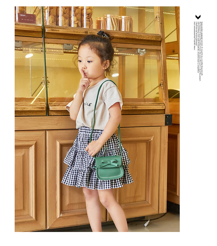 2021 Korean Style New Girls' Single-Shoulder Bag Crossbody Fashion Mini Bow Personalized Children's Pocket Money Accessories Bag 2021 Korean Style New Girls' Single-Shoulder Bag Crossbody Fashion Mini Bow Personalized Children's Pocket Money Accessories Bag