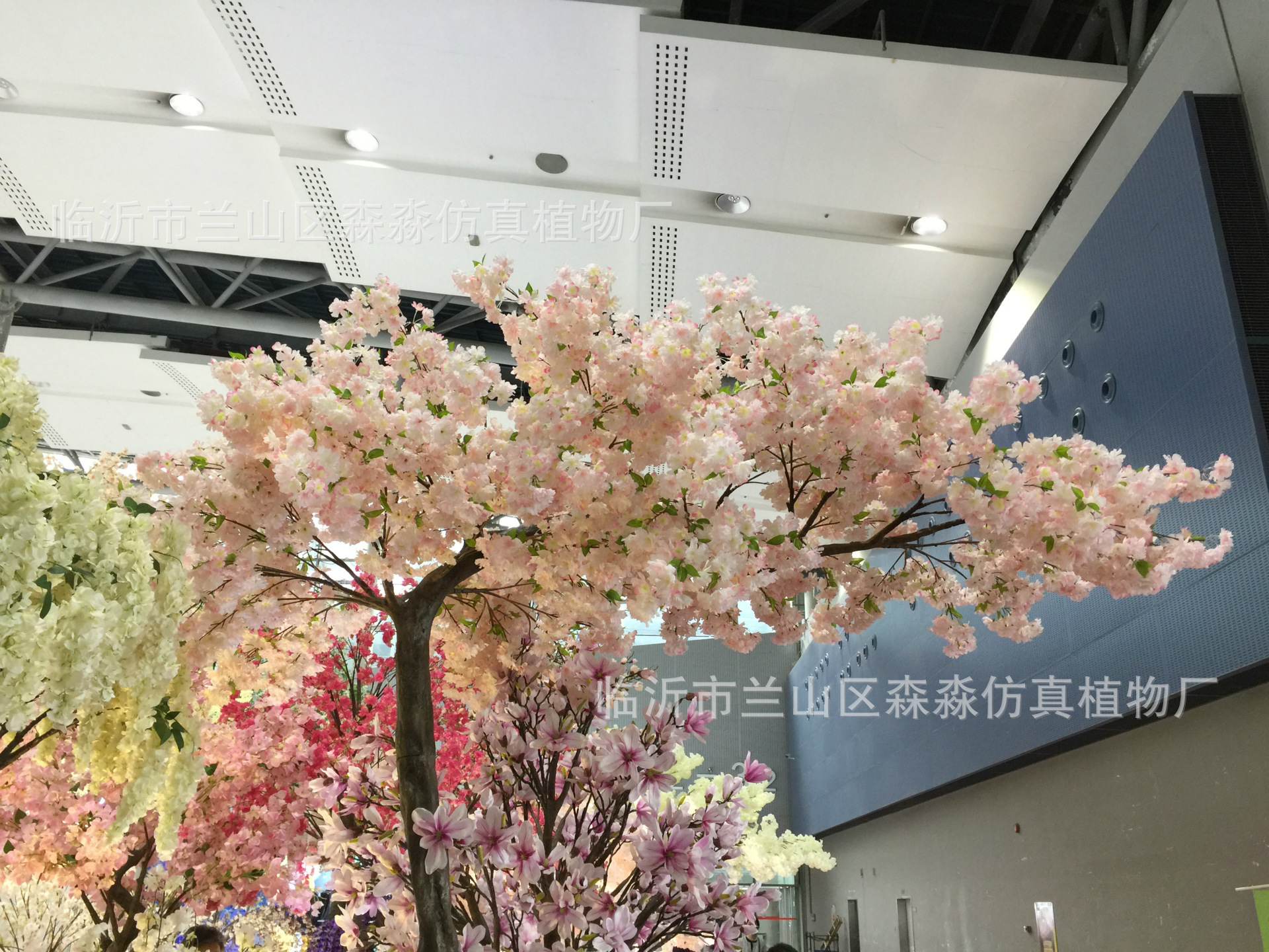 Artificial Cheery Branch Wholesale Wedding Cherry Blossom Wedding Simulation Cherry Blossom Studio Decoration Cherry Tree Arch Simulation Flower