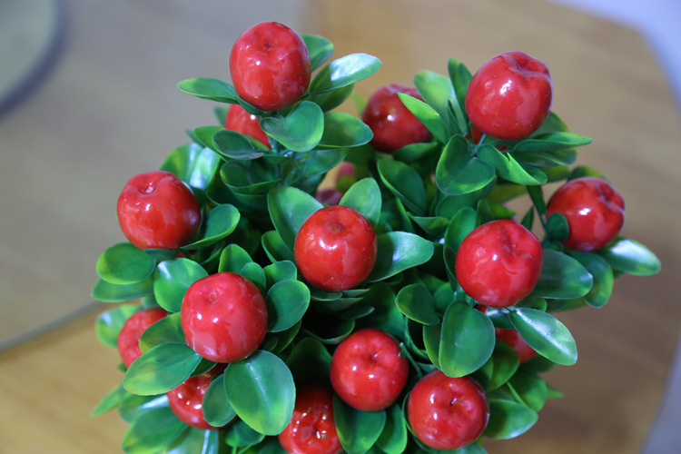 Artificial flower set fake peach indoor flowers bonsai furnishing parts living room decoration plastic fake fruit tree flowers potted plants Artificial flower set fake peach indoor flowers bonsai furnishing parts living room decoration plastic fake fruit tree flowers potted plants