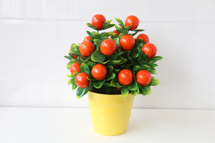 Artificial flower set fake peach indoor flowers bonsai furnishing parts living room decoration plastic fake fruit tree flowers potted plants Artificial flower set fake peach indoor flowers bonsai furnishing parts living room decoration plastic fake fruit tree flowers potted plants