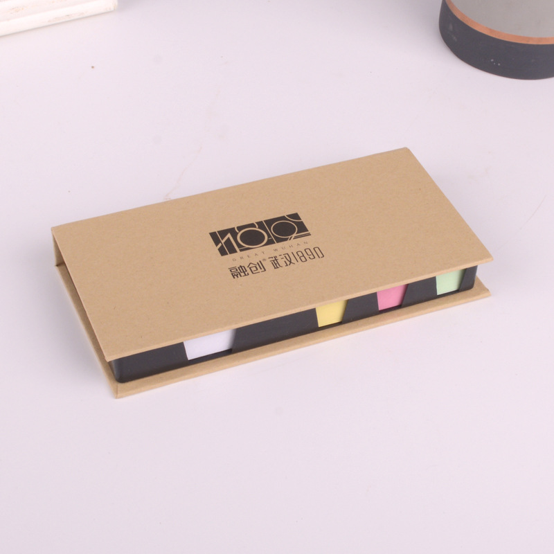 Spot Memo Notebook Custom Logo Sticky Notes Note Sticker Paper Creative Combination Kraft Paper Notepad Custom