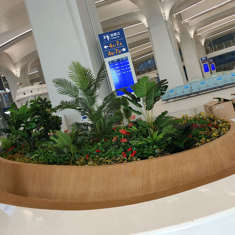 Imitative Tree Plants Green Plants Potted Plant Living Room Interior Large Artificial Bonsai Floor Ornaments Fake Trees Simulation Ravenala