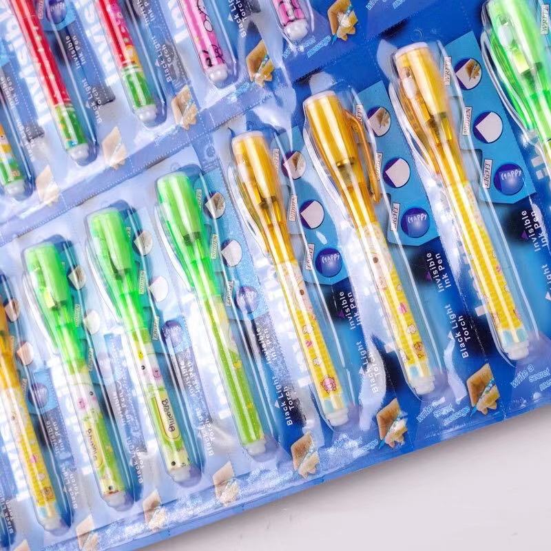 Invisible Magic Pen Money Detector Pen Luminous Pen Cartoon Magic Pens for Writing Letters School Peripheral Student Toys Wholesale