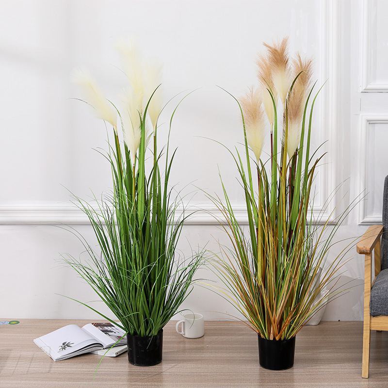 Imitative Tree Plants Green Plants Potted Indoor Living Room Large Artificial Bonsai Floor Ornaments Bird of Paradise Simulation Ravenala