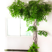 Imitative Tree Plants Green Plants Potted Indoor Living Room Large Artificial Bonsai Floor Ornaments Bird of Paradise Simulation Ravenala
