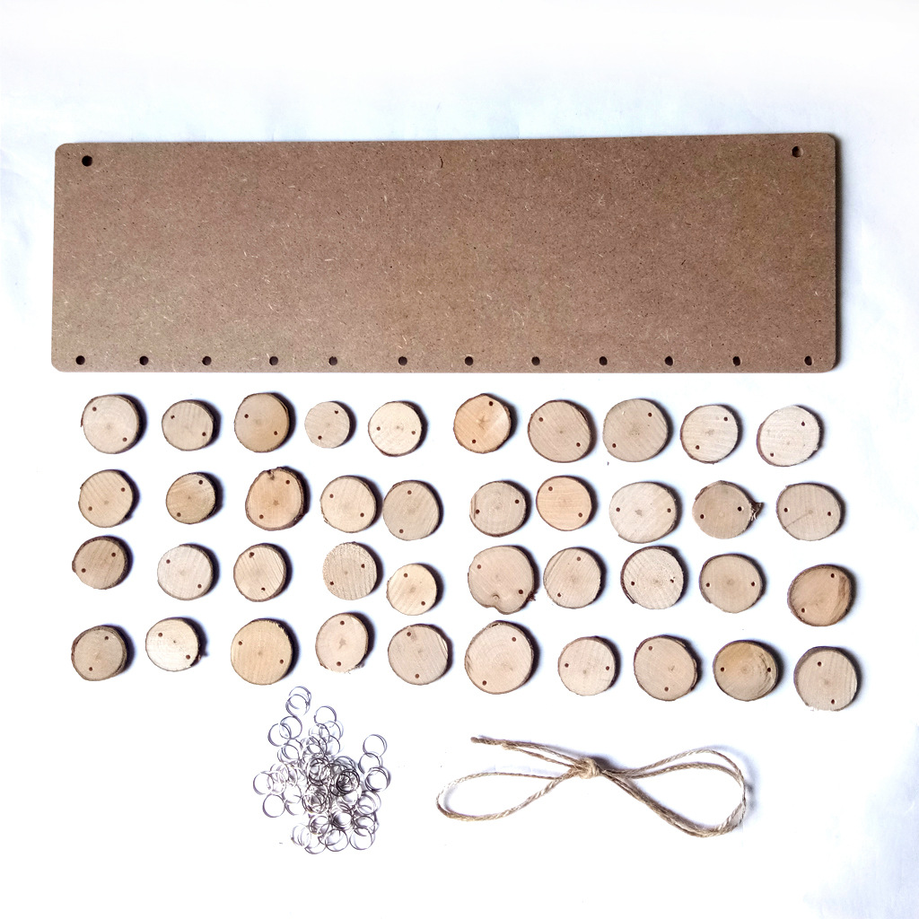 Wooden Calendar Hanging Birthday Gathering Party Home Decoration Pendant DIY Handmade Memo Wall Calendar Notice Board Wooden Calendar Hanging Birthday Gathering Party Home Decoration Pendant DIY Handmade Memo Wall Calendar Notice Board
