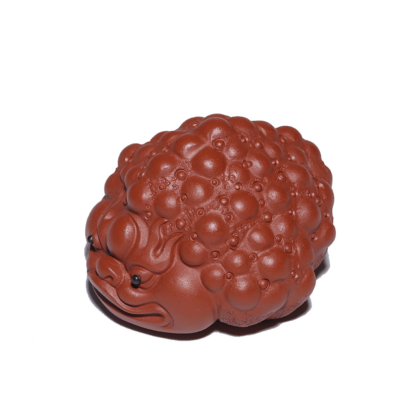 Tea Ornaments May Wealth Come Generously to You Money Drawing ThreeLegged Golden Toad Shipping Tea Ornaments Delivery