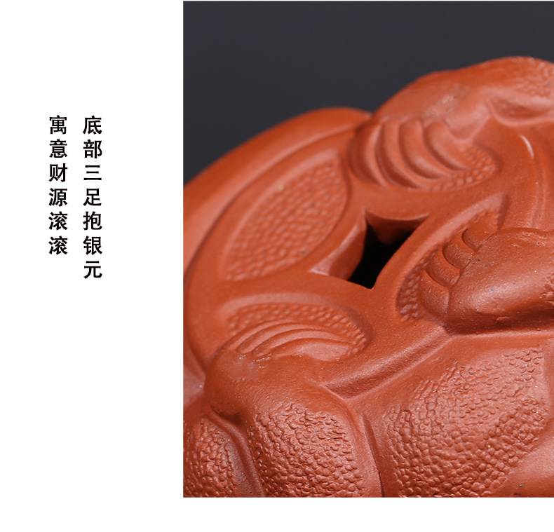 Tea Ornaments May Wealth Come Generously to You Money Drawing ThreeLegged Golden Toad Shipping Tea Ornaments Delivery Tea Ornaments May Wealth Come Generously to You Money Drawing ThreeLegged Golden Toad Shipping Tea Ornaments Delivery