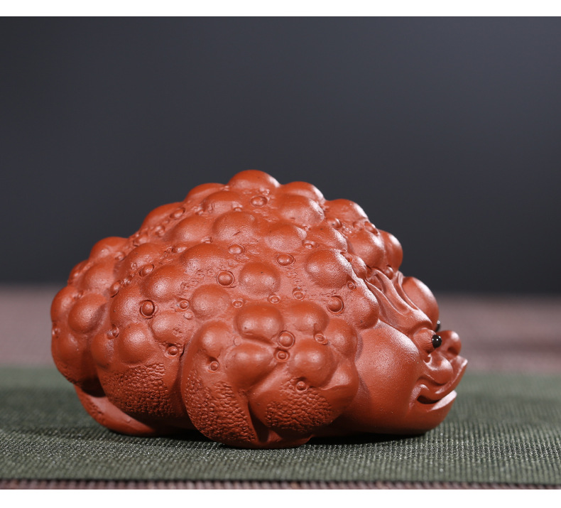 Tea Ornaments May Wealth Come Generously to You Money Drawing ThreeLegged Golden Toad Shipping Tea Ornaments Delivery Tea Ornaments May Wealth Come Generously to You Money Drawing ThreeLegged Golden Toad Shipping Tea Ornaments Delivery