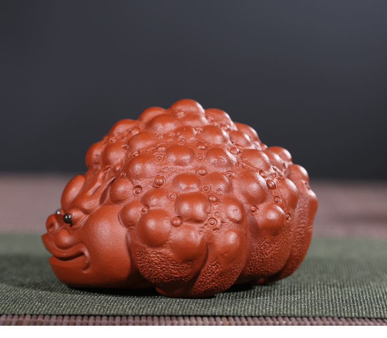 Tea Ornaments May Wealth Come Generously to You Money Drawing ThreeLegged Golden Toad Shipping Tea Ornaments Delivery Tea Ornaments May Wealth Come Generously to You Money Drawing ThreeLegged Golden Toad Shipping Tea Ornaments Delivery