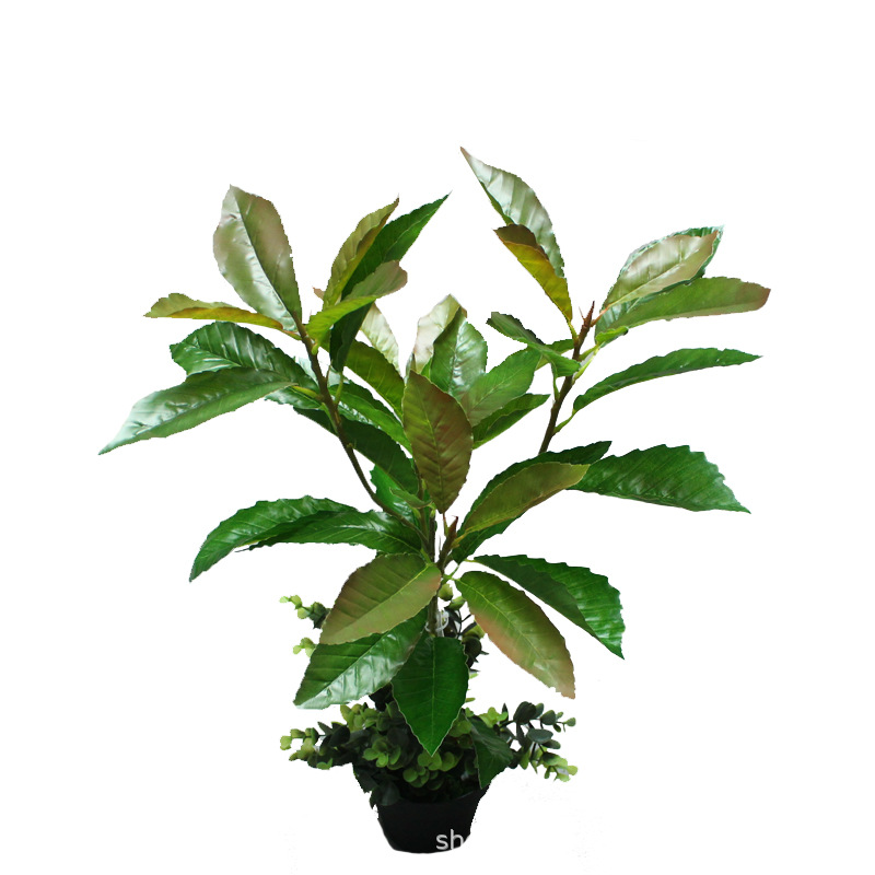 Artificial Plant Oak Leaf Board Millet Tree Summer Oak Leaf Three-Dimensional Branch Green Bar Leaf Green Landscape Engineering Factory Wholesale