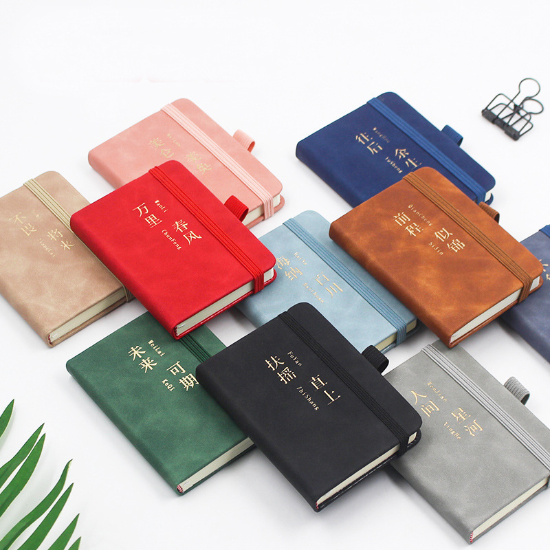 Factory Wholesale A7 Student Portable Portable Journal Book Ins Simple A6A5 Office Notes Memo Diary Book