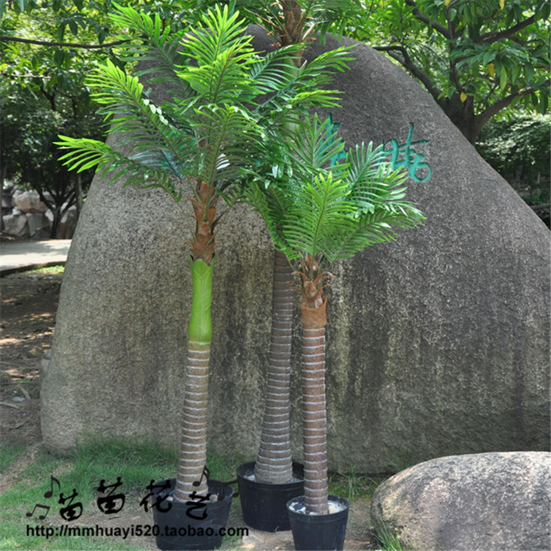 Artificial tree simulation plant manufacturers direct factory to order coconut trees 3 coconut trees.