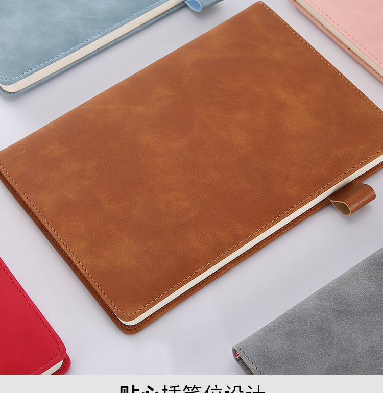 Currently Available Notebook Simple Business Office Leather Notebook Creative Paperback A5 Memo Diary Book Customization Currently Available Notebook Simple Business Office Leather Notebook Creative Paperback A5 Memo Diary Book Customization