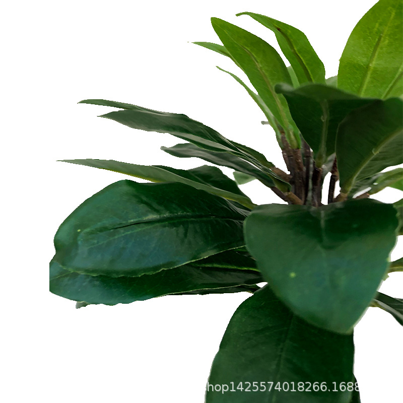 Artificial Plant Waxberry Leaf Shrub Qilixiang Tea Mini Pot Plant Waxberry Fruit Tree Fruit Super Realistic Decoration