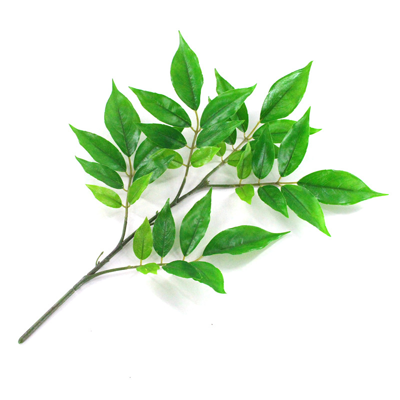 Artificial Maple Leaf Oak Tree Red Branch Firewood Spring and Autumn Color Deciduous Arbor Background Acacia Leaves Maple Tree Engineering Decoration Wholesale