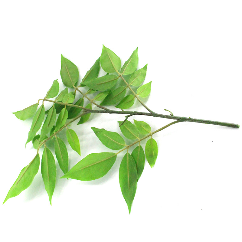 Artificial Maple Leaf Oak Tree Red Branch Firewood Spring and Autumn Color Deciduous Arbor Background Acacia Leaves Maple Tree Engineering Decoration Wholesale