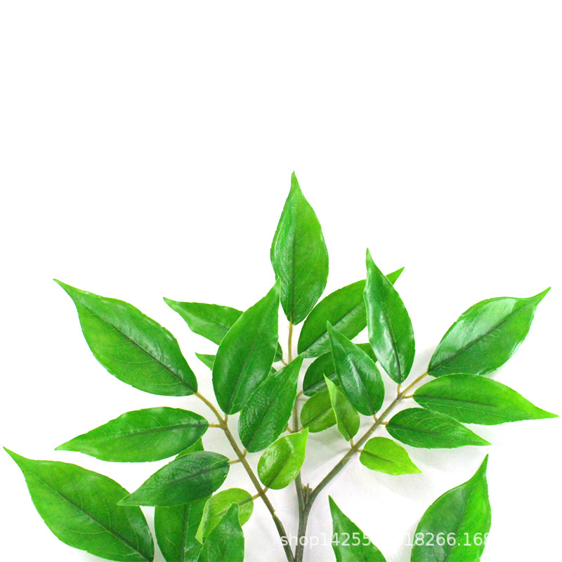 Artificial Maple Leaf Oak Tree Red Branch Firewood Spring and Autumn Color Deciduous Arbor Background Acacia Leaves Maple Tree Engineering Decoration Wholesale