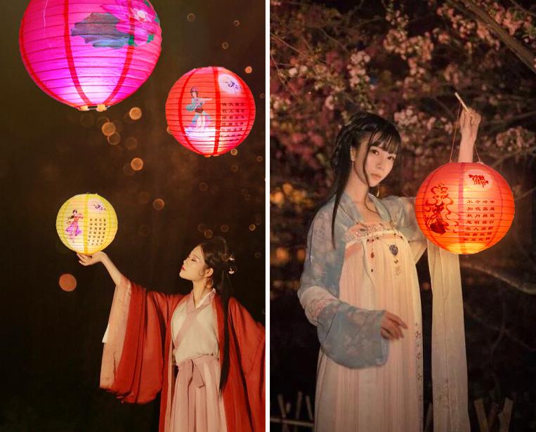 Mid-Autumn Festival Chinese Lantern Decoration Colorful DIY Folding Paper Lamp Shade Ornaments National Day Scene Mid-Autumn Festival Chinese Lantern Decoration Colorful DIY Folding Paper Lamp Shade Ornaments National Day Scene
