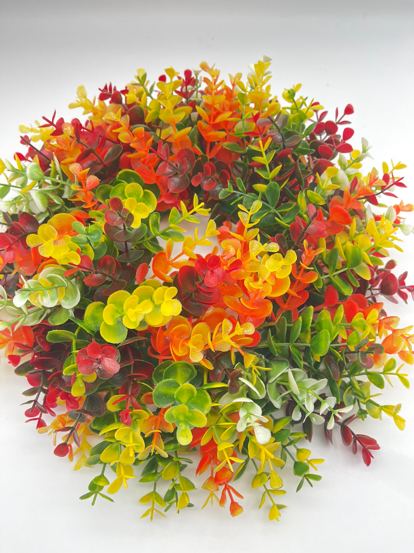 Christmas Wreath, Artificial Flower Leaf, Imitative Tree, Circle, Garland,