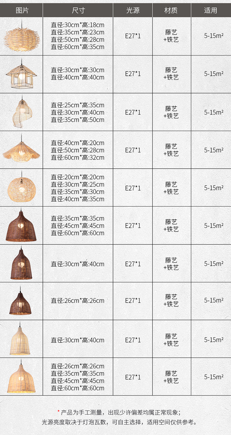 Chinese Style Bamboo Chandelier Creative Lantern Hot Pot Restaurant Restaurant Hotel Tea House B & B Lamp Japanese Style Personality Bamboo Artwork Lamps