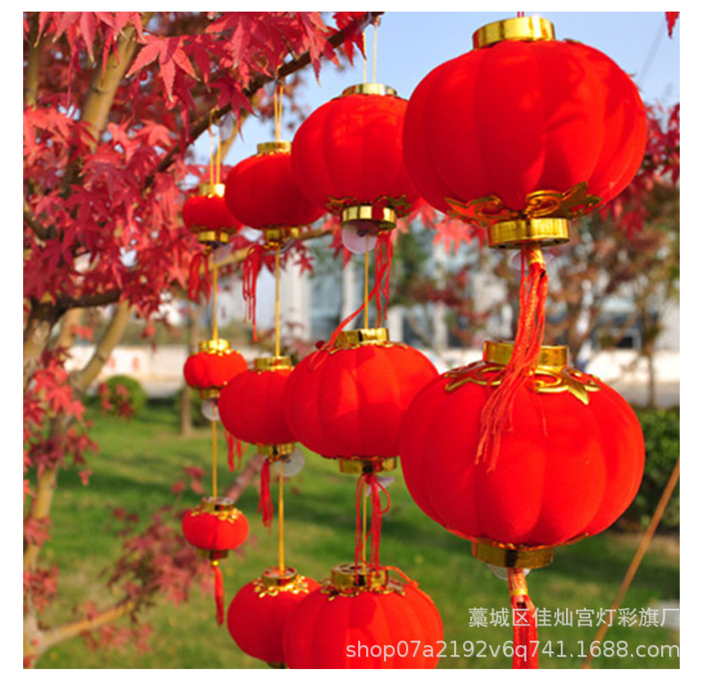 Flocking Small Bell Pepper Flannel Lighting Chain Indoor Decorations Chinese New Year Decoration Festive Lantern Bonsai Decorations Wholesale Flocking Small Bell Pepper Flannel Lighting Chain Indoor Decorations Chinese New Year Decoration Festive Lantern Bonsai Decorations Wholesale