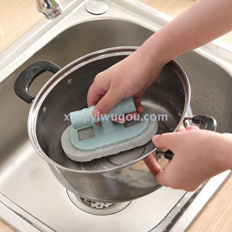 Bathtub brush with handle cleaning brush