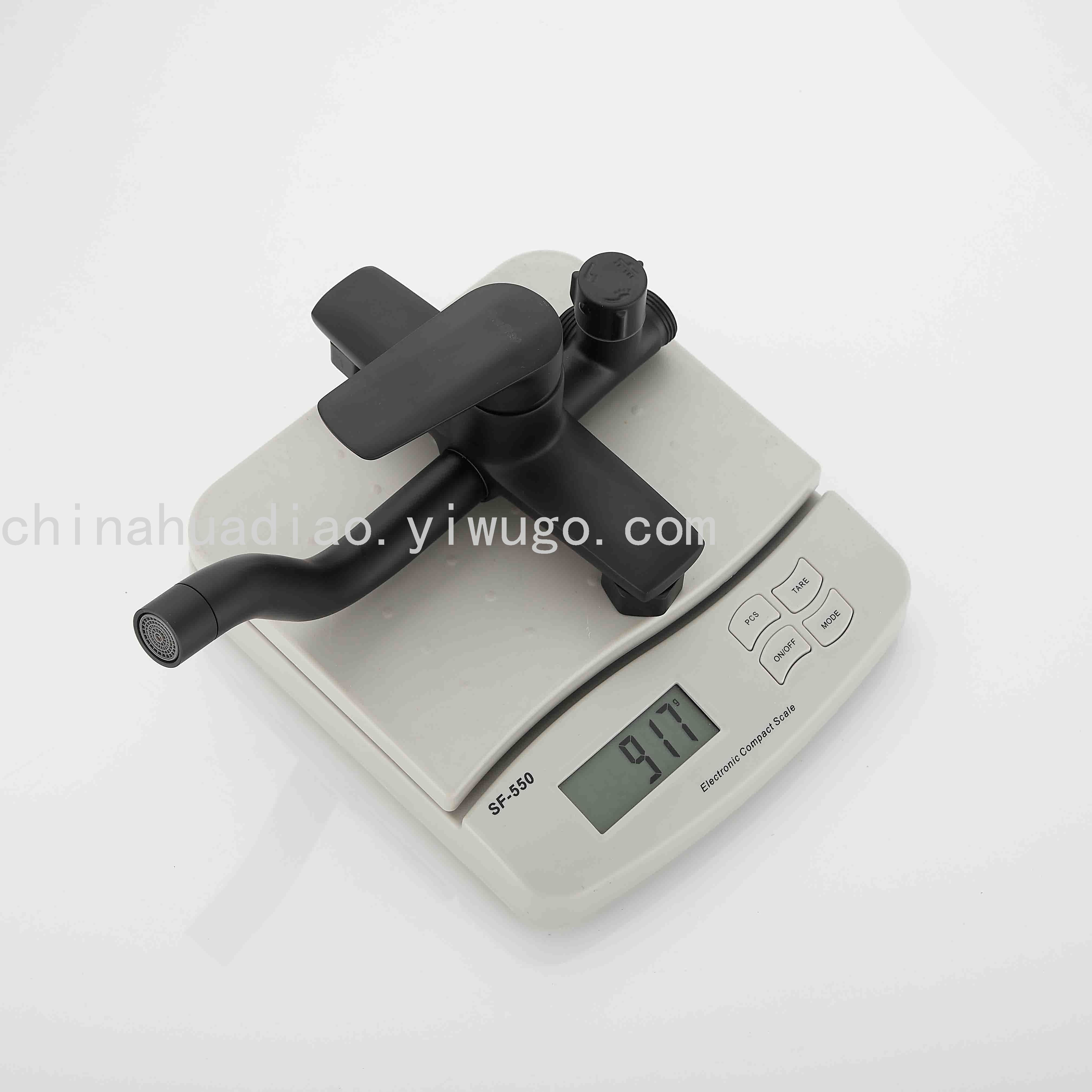 Huayuan Bathroom Bathtub Faucet Shower Zinc Alloy Shower Faucet Black Shower Set