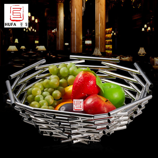 stainless steel fruit plate fruit tray fruit basket