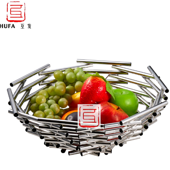 stainless steel fruit plate fruit tray fruit basket