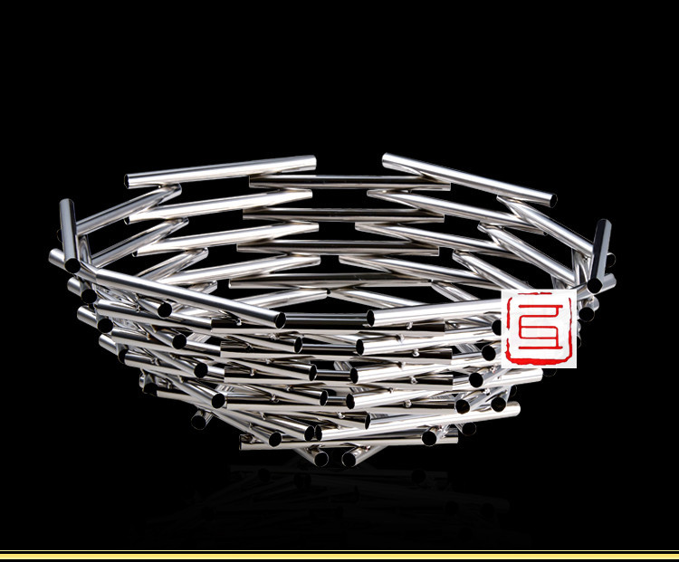 stainless steel fruit plate fruit tray fruit basket