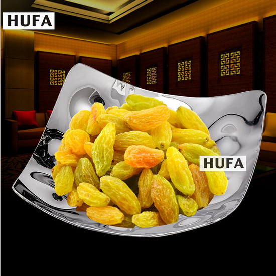 Hotel supplies stainless steel fruit dish fruit tray dessert basin dessert plate stainless steel kitchenware