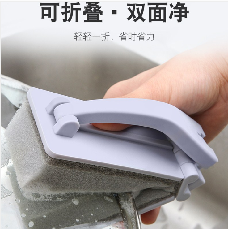 Japanese Style Folding Bathroom with Handle Spong Mop Bathtub Brush