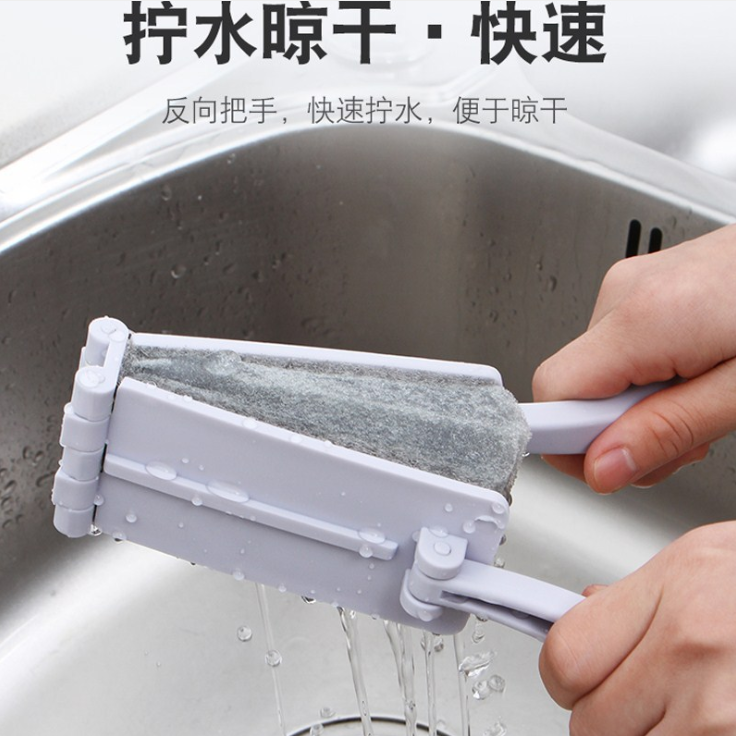 Japanese Style Folding Bathroom with Handle Spong Mop Bathtub Brush