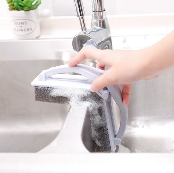 Japanese Style Folding Bathroom with Handle Spong Mop Bathtub Brush