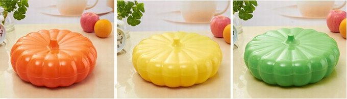 Miamine plastic pumpkin candy box creative dry fruit box wedding fruit box fruit tray separated storage box