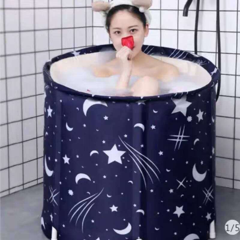 Fold Bath Bucket Adult Bath Barrel Bath Barrel Bath Bucket Children's Bath Bucket Baby Bathtub Bathtub Household Bathtub