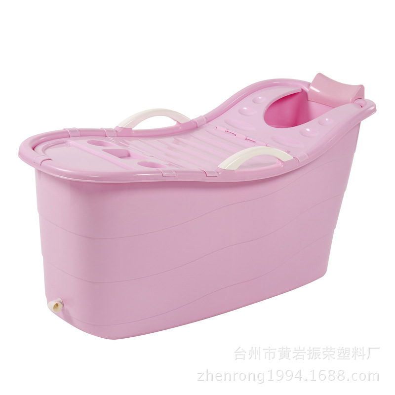 Zhenrong Factory Fashion New Bath Bucket Adult Bathtub Bathtub Bath Barrel Thickened Sauna Bucket Warm Pp
