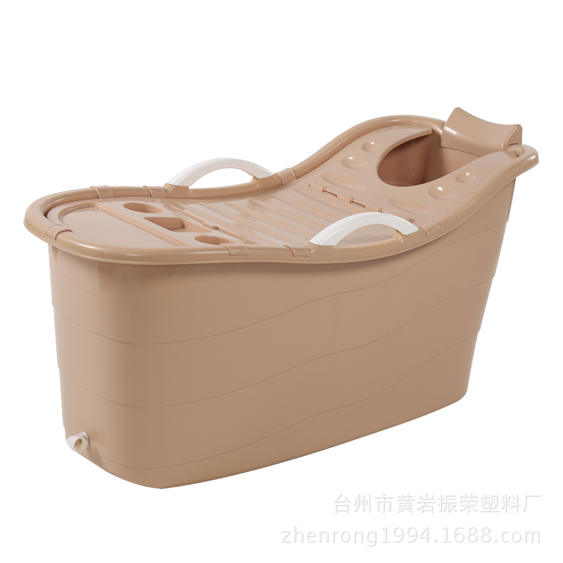 Zhenrong Factory Fashion New Bath Bucket Adult Bathtub Bathtub Bath Barrel Thickened Sauna Bucket Warm Pp