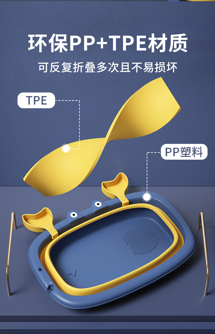 Baby Bathtub Baby Foldable Bathtub Children Sitting Lying Small Size Bath Bucket Household Newborn Children's Products