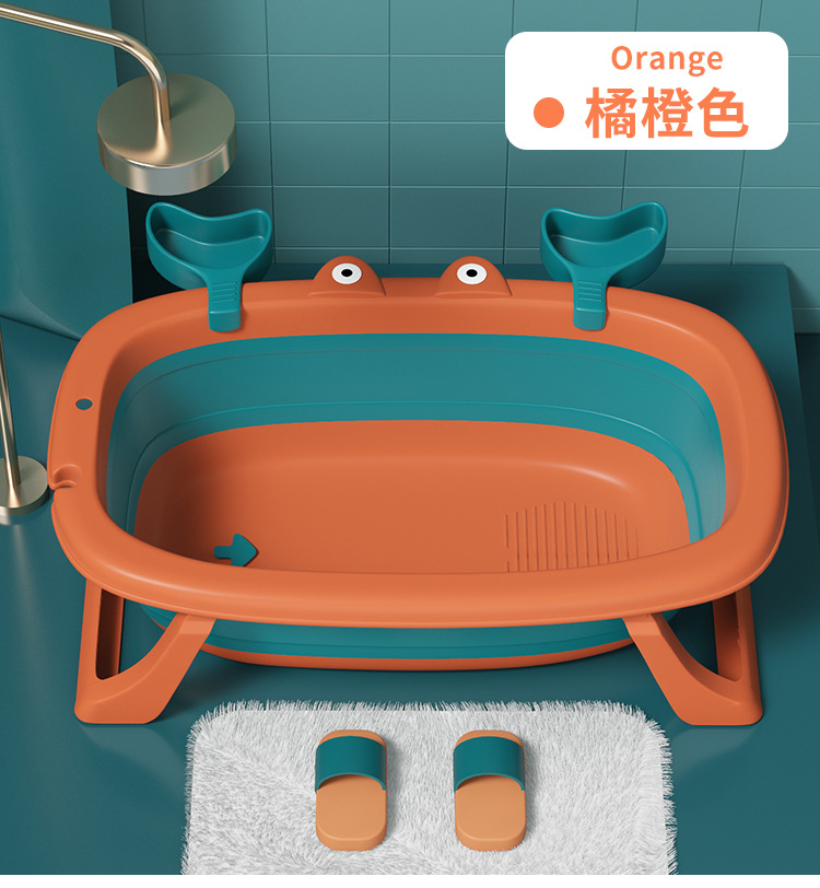 Baby Bathtub Baby Foldable Bathtub Children Sitting Lying Small Size Bath Bucket Household Newborn Children's Products