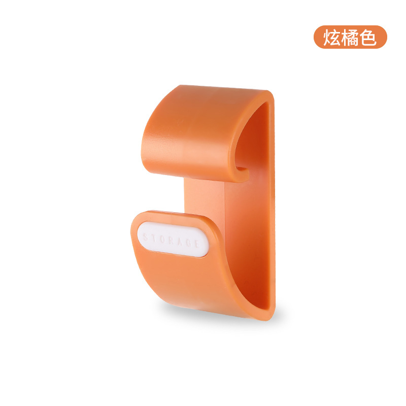 Washbasin Storage Hook Adhesive Punch-Free Wall-Mounted Washbasin Clamp Kitchen Bathroom Plastic Bathtub Sticky Hook