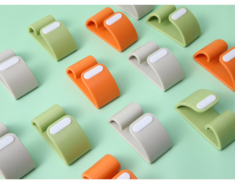 Washbasin Storage Hook Adhesive Punch-Free Wall-Mounted Washbasin Clamp Kitchen Bathroom Plastic Bathtub Sticky Hook