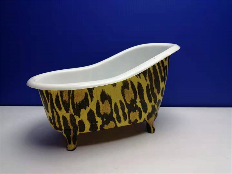 Colorful Water Transfer Simulation Bathtub Bathroom Countertop Storage Box Home Desktop Small Object Storage Factory Customization