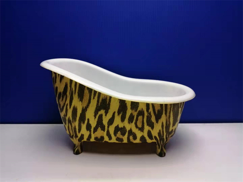 Colorful Water Transfer Simulation Bathtub Bathroom Countertop Storage Box Home Desktop Small Object Storage Factory Customization