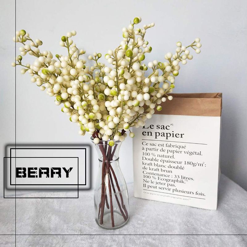 Simulation 5 Fork Berry Red Bean Branch Fortune Fruit Foam Chinese Hawthorn Pulp Berry Real Shooting Props Simulation 5 Fork Berry Red Bean Branch Fortune Fruit Foam Chinese Hawthorn Pulp Berry Real Shooting Props