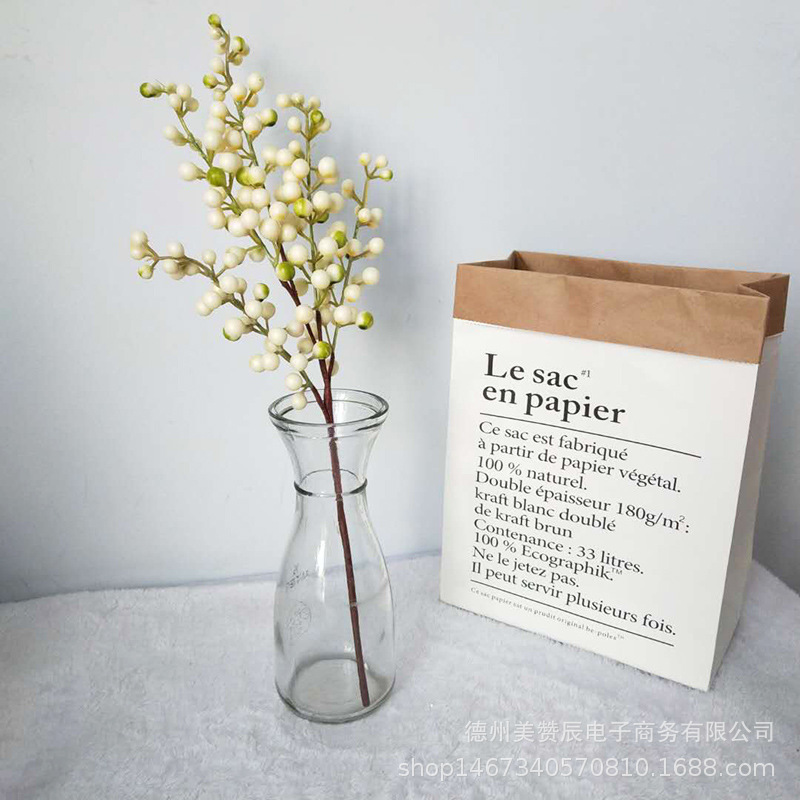 Simulation 5 Fork Berry Red Bean Branch Fortune Fruit Foam Chinese Hawthorn Pulp Berry Real Shooting Props Simulation 5 Fork Berry Red Bean Branch Fortune Fruit Foam Chinese Hawthorn Pulp Berry Real Shooting Props